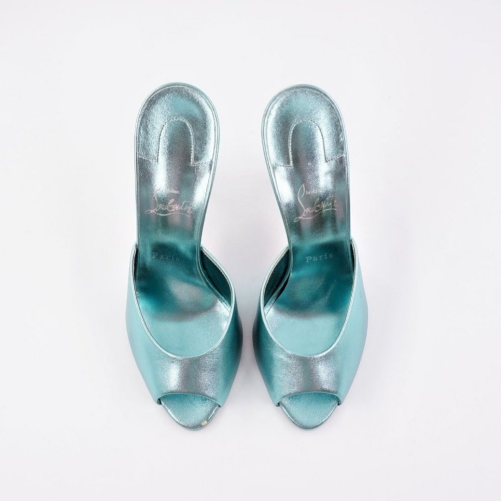 Christian Louboutin Dolly Metallic Heels